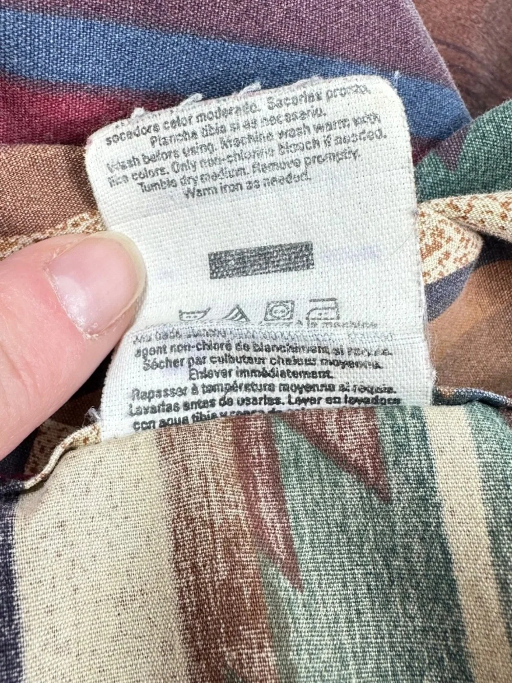 Vintage Dan River Southwest Aztec Queen Sheet Set, Fitted Flat and 2 Cases